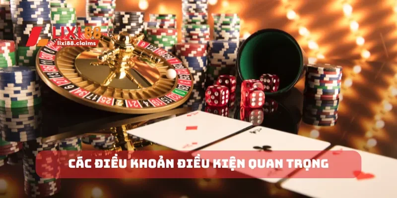 Các điều khoản điều kiện quan trọng